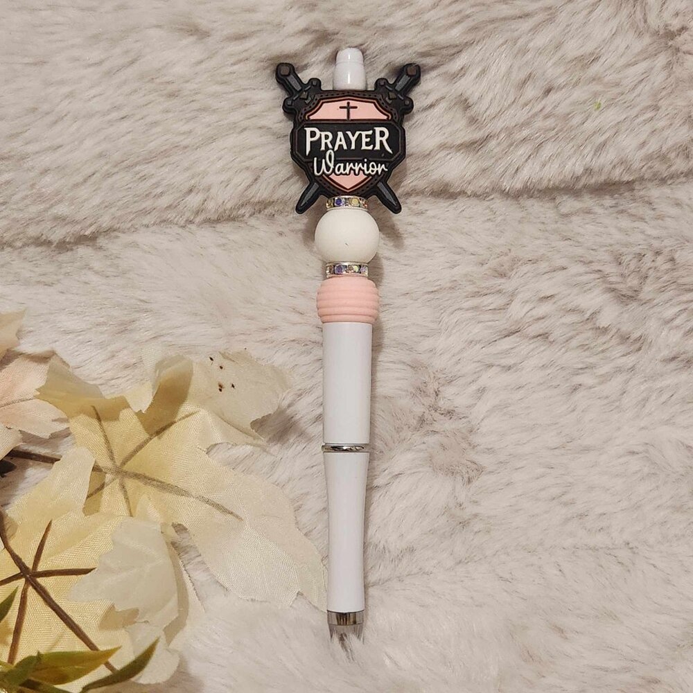 Beaded Pen (Inspirational /Prayer Warrior) #6